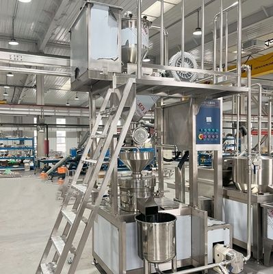 Sistema di triturazione ad alta velocità del latte di soia per l'efficienza della produzione dei negozi di abbigliamento