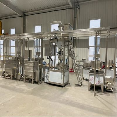 Sistema di triturazione ad alta velocità del latte di soia per l'efficienza della produzione dei negozi di abbigliamento