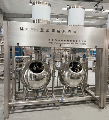 Miglioramento a una macchina di cottura automatica su larga scala per il latte di soia per la produzione di 300 kg di tofu