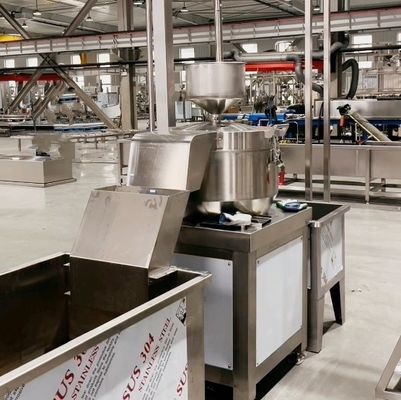 Aziende agricole Alta produttività Separatore verticale automatico di farina di fagioli attrezzature per la produzione di tofu