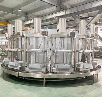 Macchine durevoli per la lavorazione del tofu con una capacità di 400 kg e una presse a disco automatica