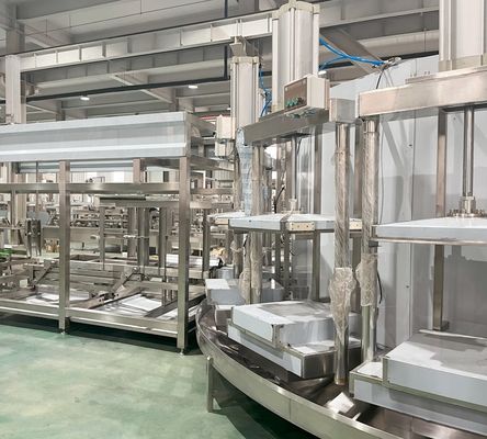 Macchine durevoli per la lavorazione del tofu con una capacità di 400 kg e una presse a disco automatica