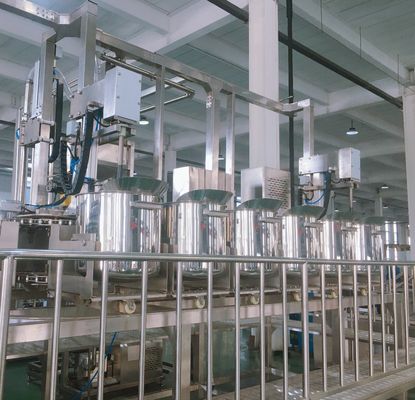 Apparecchiature per la frittura da 1000 kg per la macchina per la torta di fagioli al tofu OEM