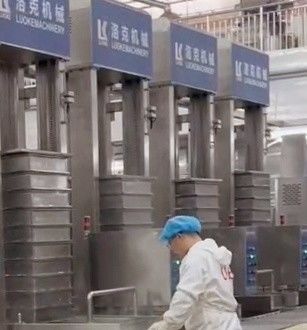 Alta produttività 2.2KW Verticale Tofu Pressing Machine per la produzione industriale di tofu